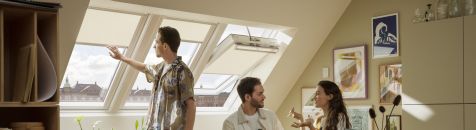 Configure and buy original VELUX blinds and shutters discounted online